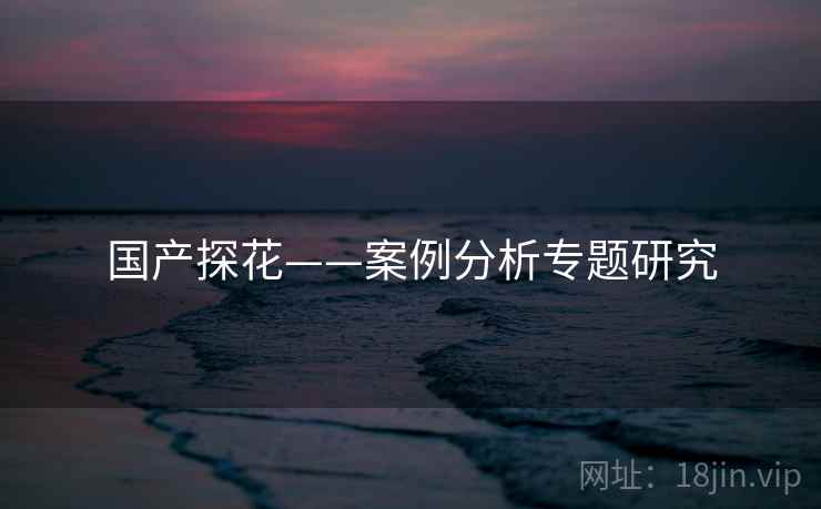 国产探花——案例分析专题研究