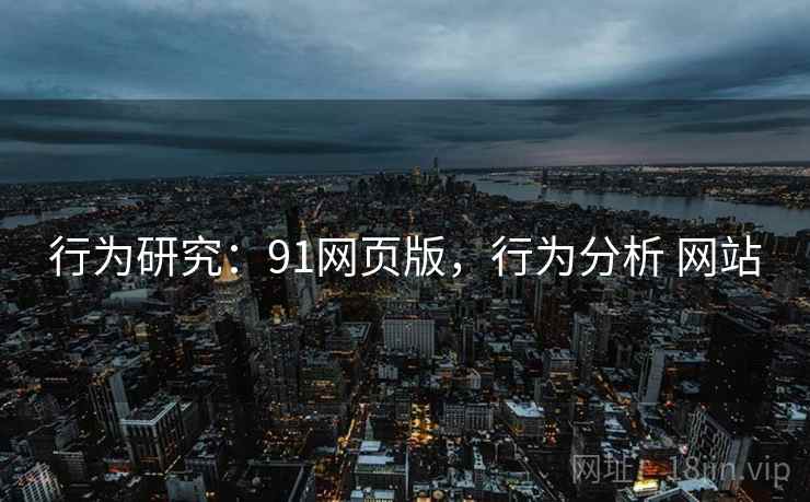 行为研究：91网页版，行为分析 网站