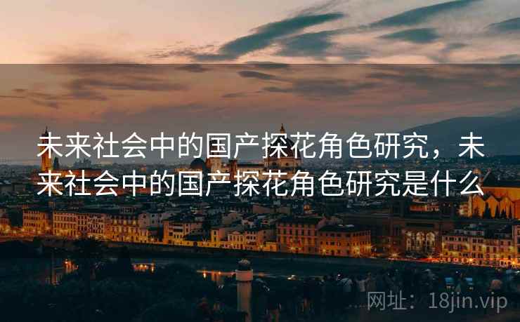 未来社会中的国产探花角色研究，未来社会中的国产探花角色研究是什么