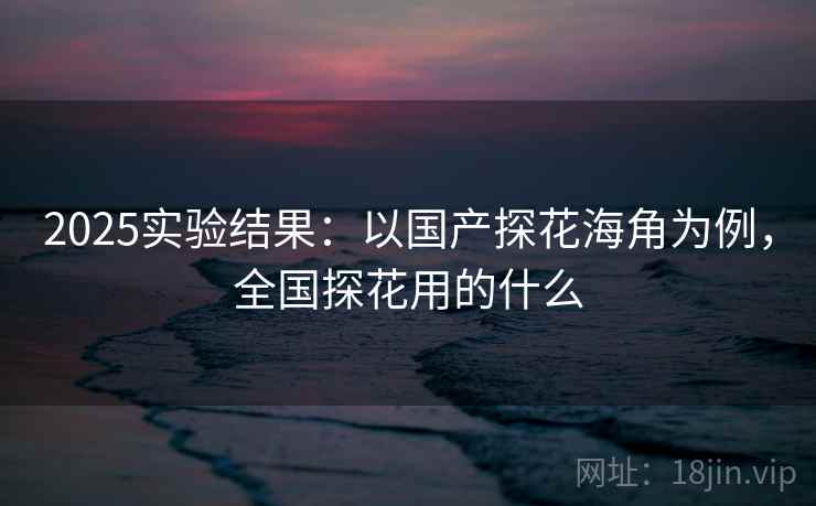 2025实验结果：以国产探花海角为例，全国探花用的什么