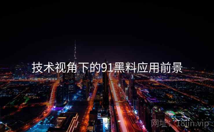 技术视角下的91黑料应用前景
