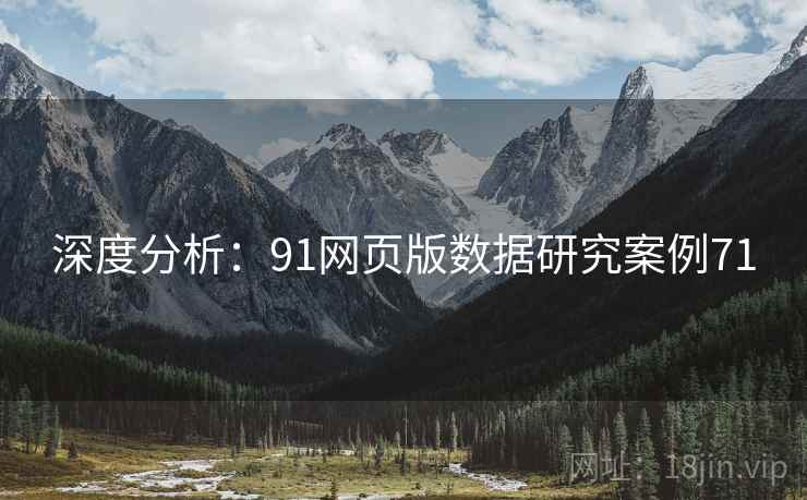 深度分析：91网页版数据研究案例71