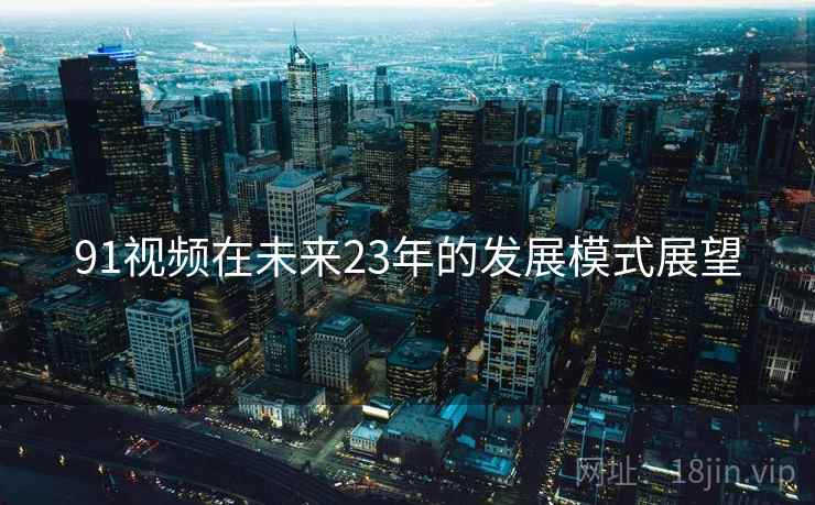 91视频在未来23年的发展模式展望