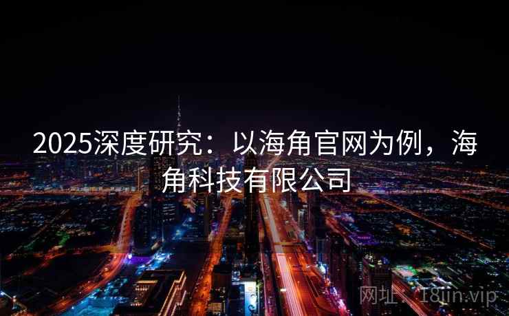 2025深度研究：以海角官网为例，海角科技有限公司
