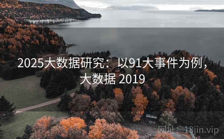 2025大数据研究：以91大事件为例，大数据 2019